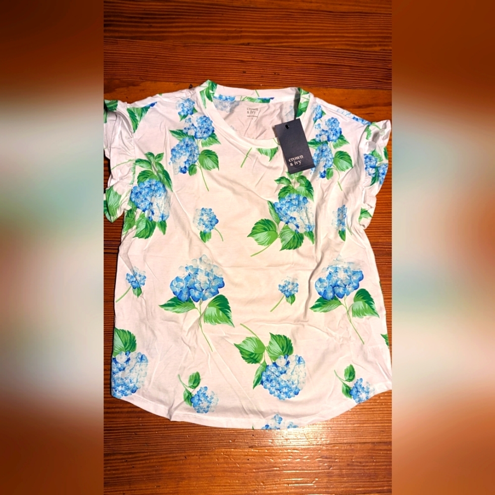 Crown & Ivy Floral Shirt